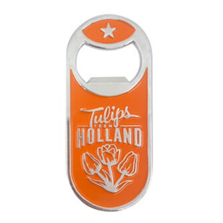 Holland Tulips Orange Bottle Opener