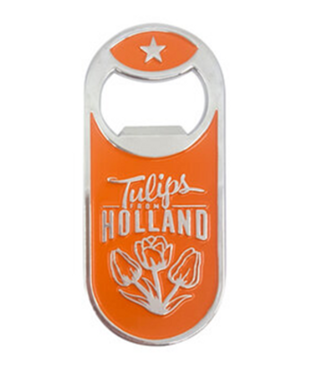 Holland Tulips Orange Bottle Opener