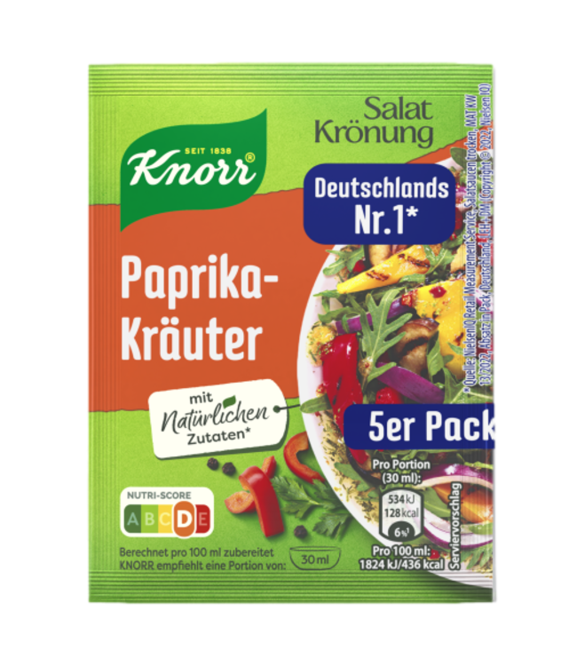 Knorr Salad Mix Paprika Herbs - 5 pk