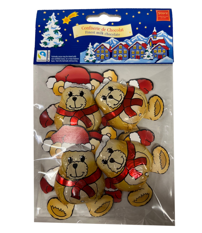 Storz 4pc Teddy Bear Chocolates