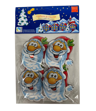 Storz 4pc Santa Faces  Chocolates