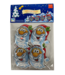 Storz 4pc Santa Faces  Chocolates
