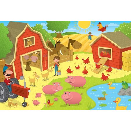 Higgledy Piggledy Farm Floor Puzzle 36pc
