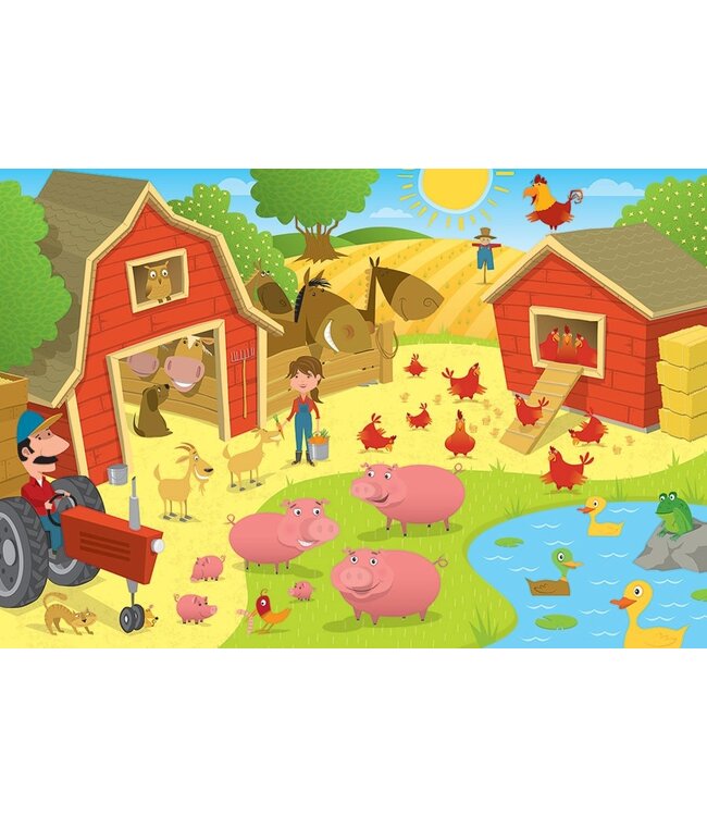 Higgledy Piggledy Farm Floor Puzzle 36pc