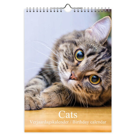 Cats Perpetual Birthday Calendar