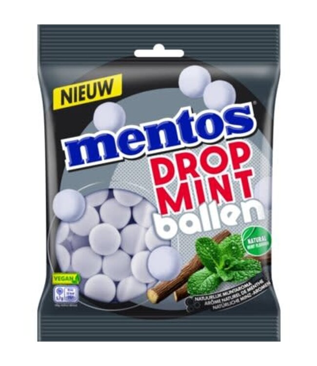Mentos Licorice Peppermint Balls 220G
