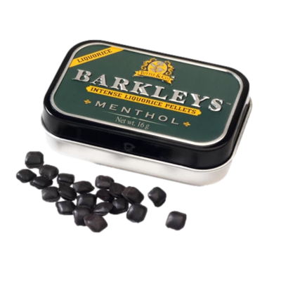 Barkleys Intense  Menthol Licorice Pellets 16g