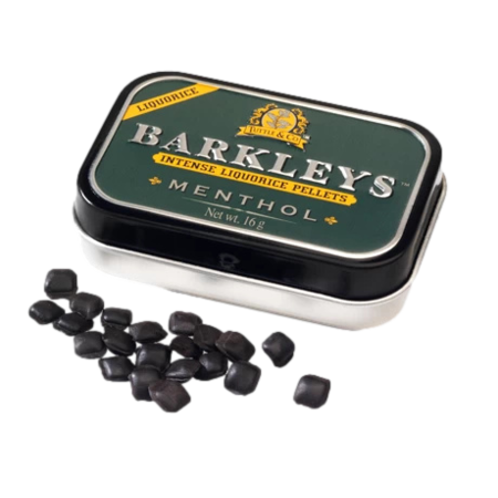 Barkleys Intense  Menthol Licorice Pellets 16g