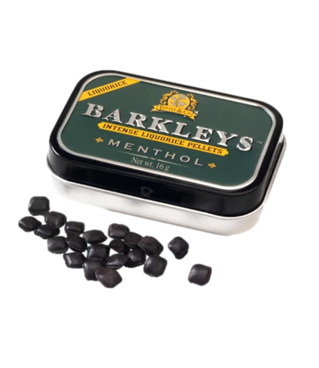 Barkleys Intense  Menthol Licorice Pellets 16g