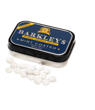 Barkleys Intense  Mint Coated Licorice Pellets 18g