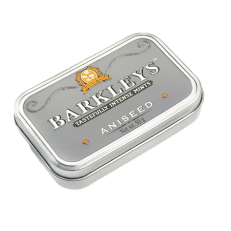Barkleys Intense  Aniseed Mints 50g