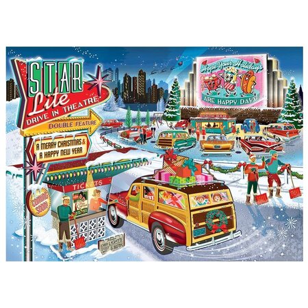 Holiday Drive In Puzzle 1000pc