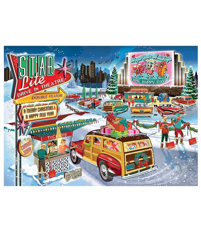 Holiday Drive In Puzzle 1000pc