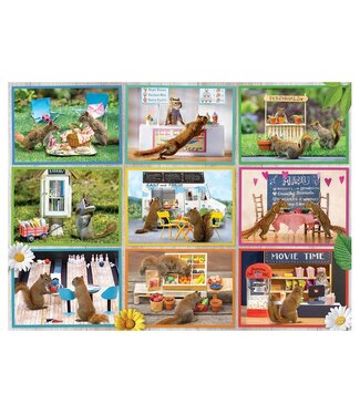 Squirrels Around Town Puzzle 1000pc