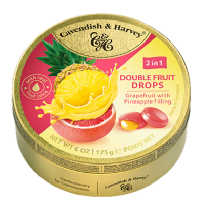 Cavendish & Harvey  Grapefruit with Pineapple Filling Drops