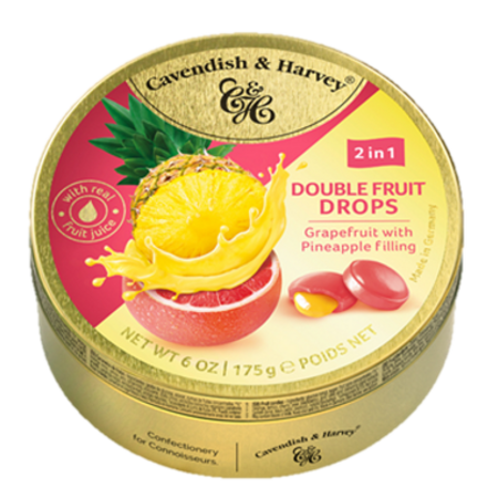 Cavendish & Harvey  Grapefruit with Pineapple Filling Drops