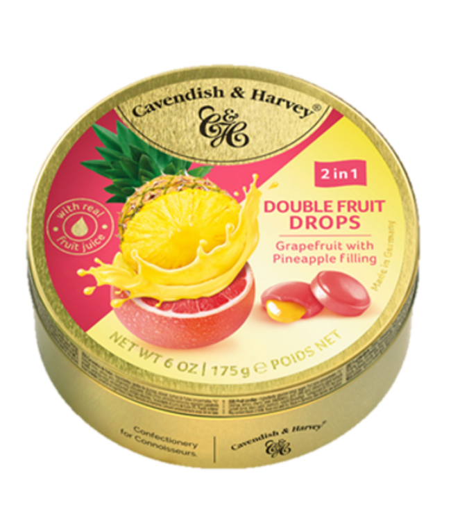 Cavendish & Harvey  Grapefruit with Pineapple Filling Drops