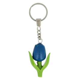 Blue Mini Tulip Keychain