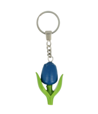 Blue Mini Tulip Keychain