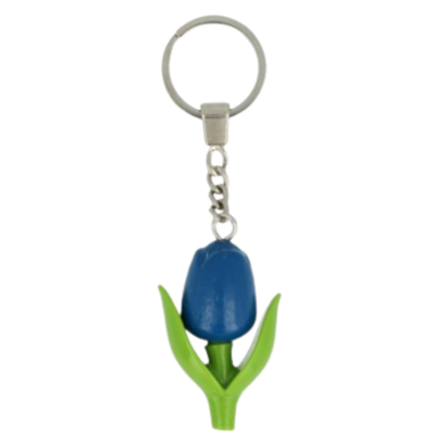 Blue Mini Tulip Keychain