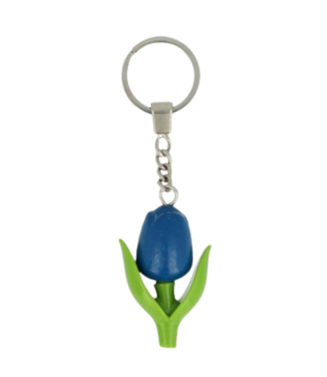 Blue Mini Tulip Keychain