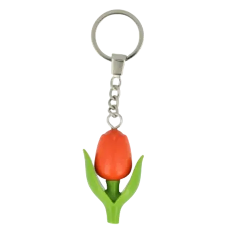 Orange Mini Tulip Keychain