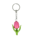 Pink Mini Tulip Keychain