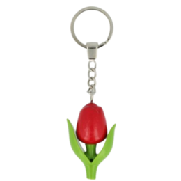 Red Mini Tulip Keychain