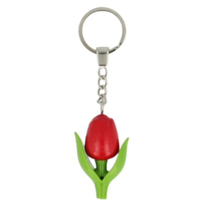 Red Mini Tulip Keychain