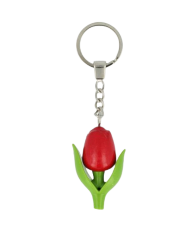 Red Mini Tulip Keychain