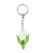 White Mini Tulip Keychain
