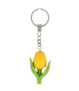 Yellow Mini Tulip Keychain