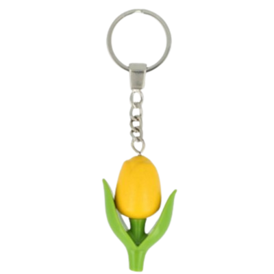 Yellow Mini Tulip Keychain