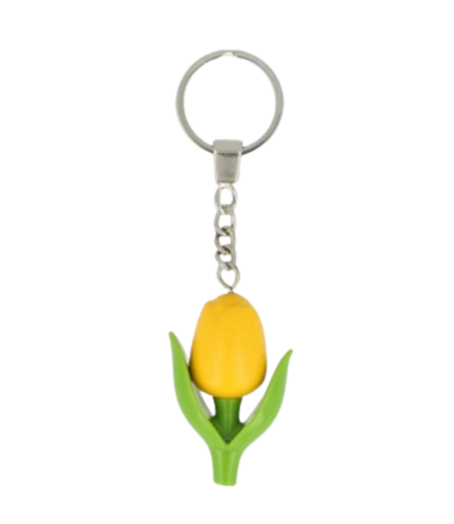 Yellow Mini Tulip Keychain