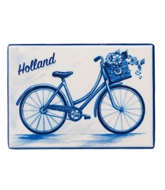 Delft Blue Holland Bike Magnet
