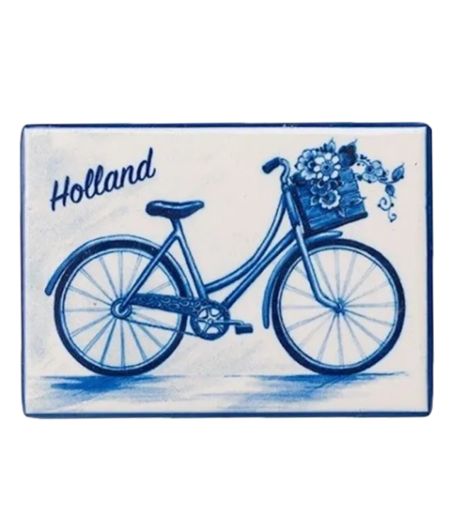 Delft Blue Holland Bike Magnet