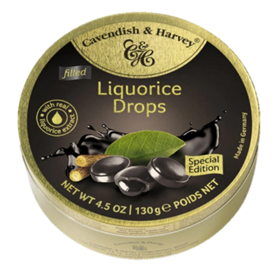Cavendish Licorice Filled Drops