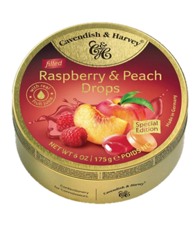 Cavendish Raspberry and Peach Filled Drops