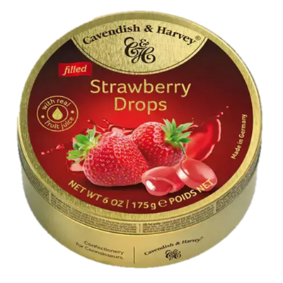 Cavendish Strawberry Filled Drops