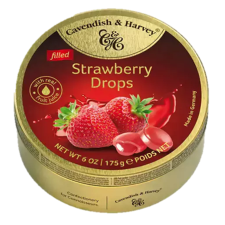 Cavendish Strawberry Filled Drops