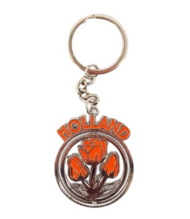 Orange Holland Tulip Keychain