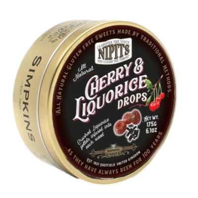 Simpkins Nipits Cherry  Licorice Drops