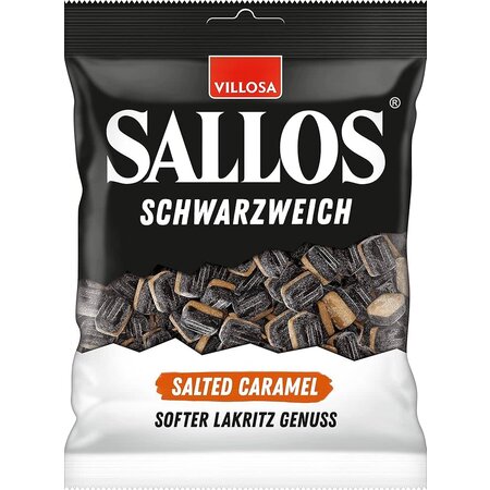 Villosa Sallos Soft Salted Caramel  Licorice 200g
