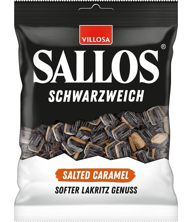 Villosa Sallos Soft Salted Caramel  Licorice 200g