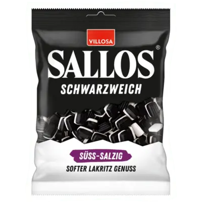 Villosa Sallos Soft Sweet Salty Licorice 200g
