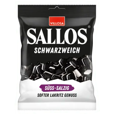 Villosa Sallos Soft Sweet Salty Licorice 200g