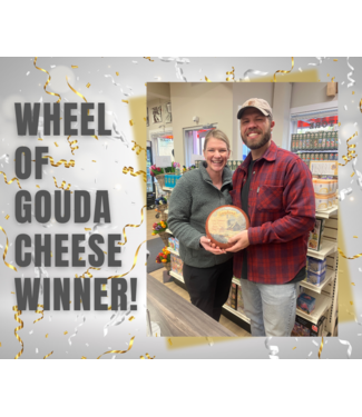 Wheel of Gouda Cheese Winner!