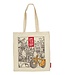 Amsterdam Yellow Bike Shopping Bag (Cotton)