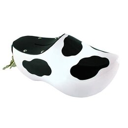 Cow Wooden Shoe Money Bank