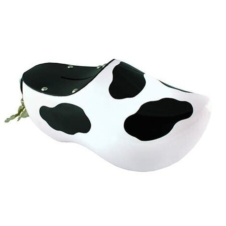 Cow Wooden Shoe Money Bank